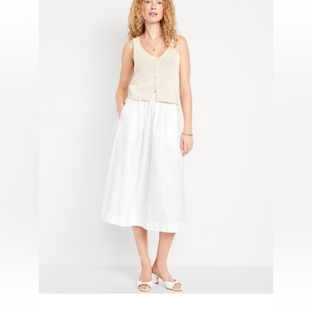 Worn once! Old navy A-Line midi skirt